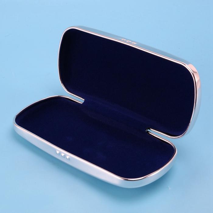 Glasses Case, Aluminum Eyeglasses Case Striped Spectacles Box
