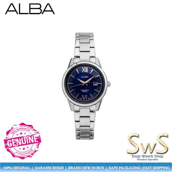 Jam Tangan Wanita Alba Quartz AH7AT9 Stainless Steel Original Resmi