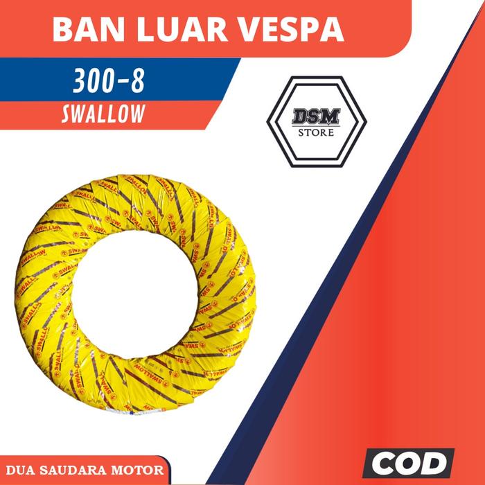 BAN VESPA 300X8 SWALLOW S227. 1PC BAN VESPA RING 8