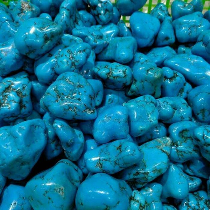 Natural Turquoise Rough Gemstone Blue Crystal Turquoise Loose Stone