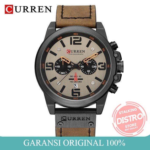 Jam Tangan Pria CURREN 8314 Jam Pria Analog Chronograph Aktif