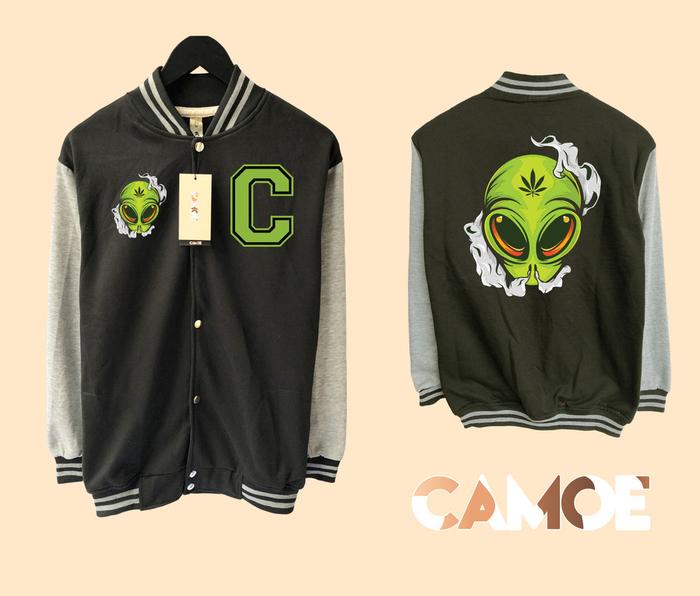 Jaket Varsity Premium CAMOE High Alien