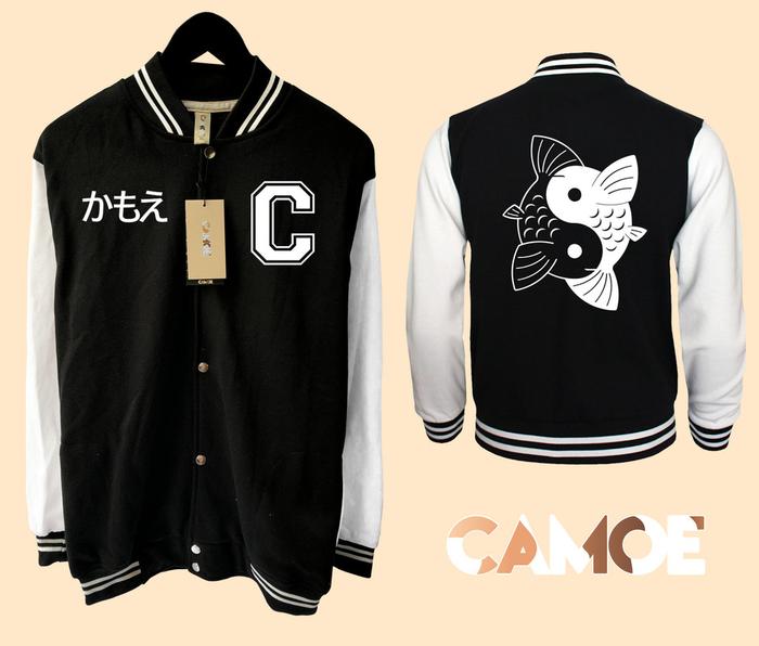 Jaket Varsity Premium CAMOE Fish Yin Yang