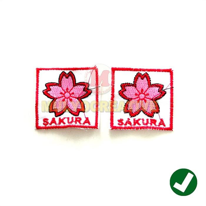 promo Sakura Tanda Lamg Regu Pramuka - Bordir Bunga murah