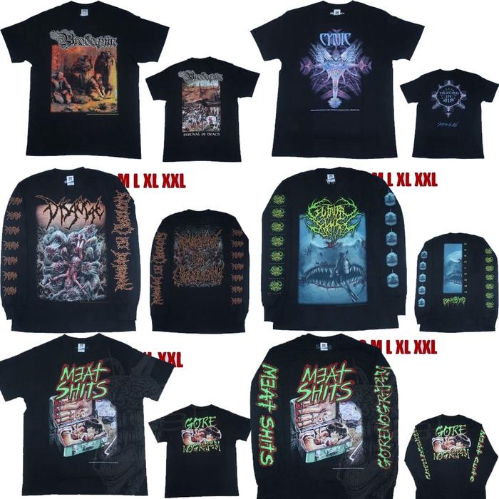 TS / LS-BRODEQUIN x GUTTURAL SLUG x DISGORGE x CYNIC x MEAT SHITS