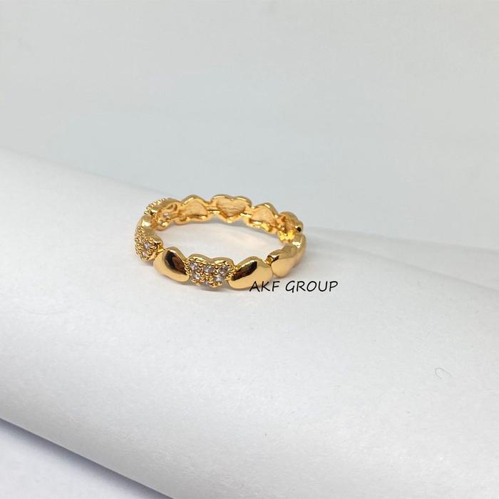 -cincin Emas 2 Gram Asli Anti Karat cincin Cewek Model Cincin Nikah Ti