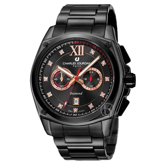 JAM TANGAN CHARLES JOURDAN ORIGINAL CJ1011 1733C JAM TANGAN PRIA LA