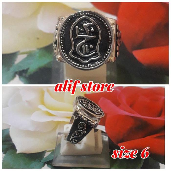 Cincin Ring Terompah Trompah Alpaka Cincin Tauhid Terompah Nabi