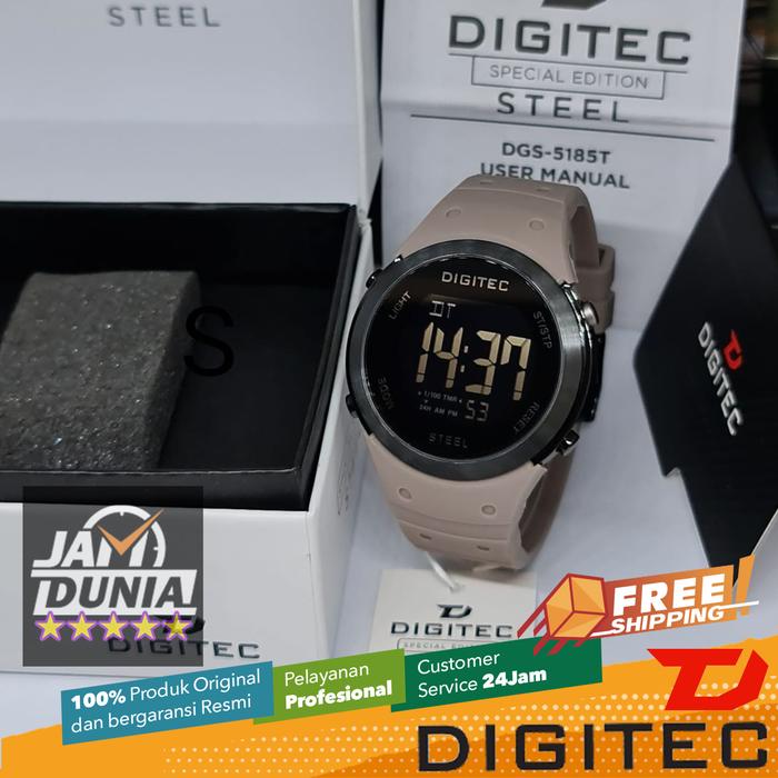 DIGITEC ORIGINAL DGS-5185T GY DGS5185 DIGITEC 5185 JAM TANGAN PRIA