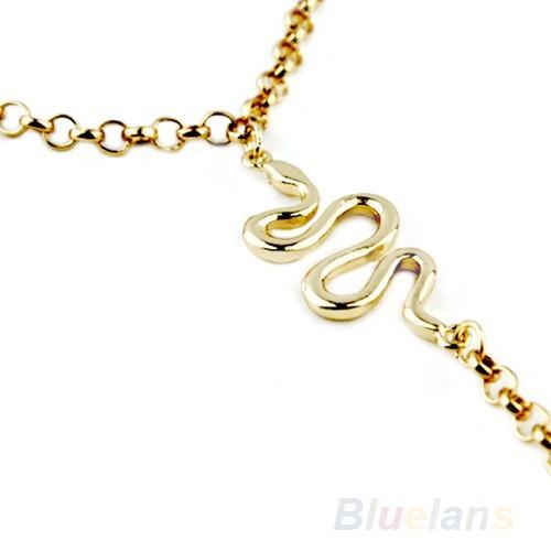 Gelang Rantai Sambung Cincin Ular Geometris Simple Premium Pria G271