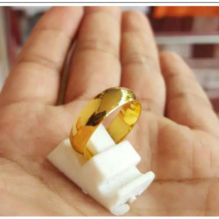 Cincin Polos Sepuhan Emas 24k