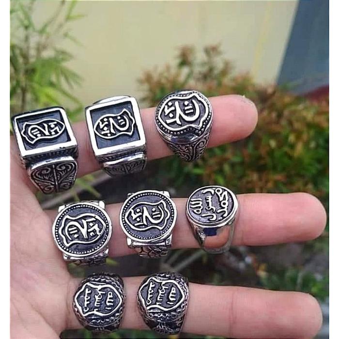 Cincin Terompah Nabi Tauhid Sanda Rosulullah Muhammad Rosulallah