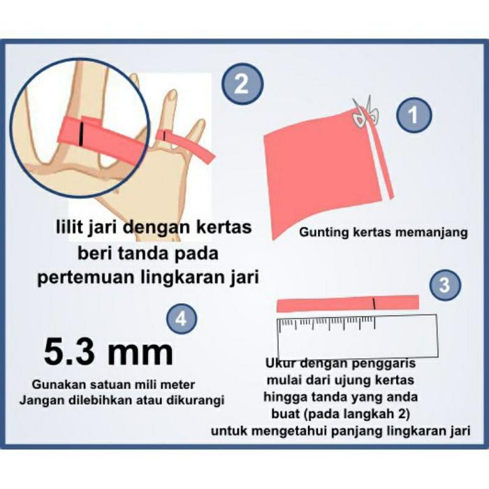 Cincin Wafaq Wapak Wifiq Islami Alzahra Abah Guru Sekumpul Monel Pria