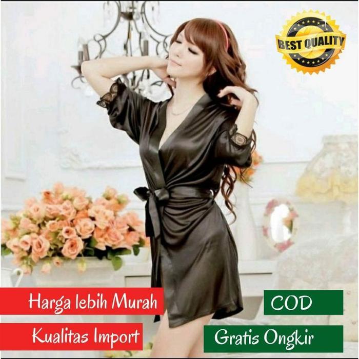 Kimono Lingerie Sexy Hot Baju Tidur Wanita Jumbo Kimono Transparan Man