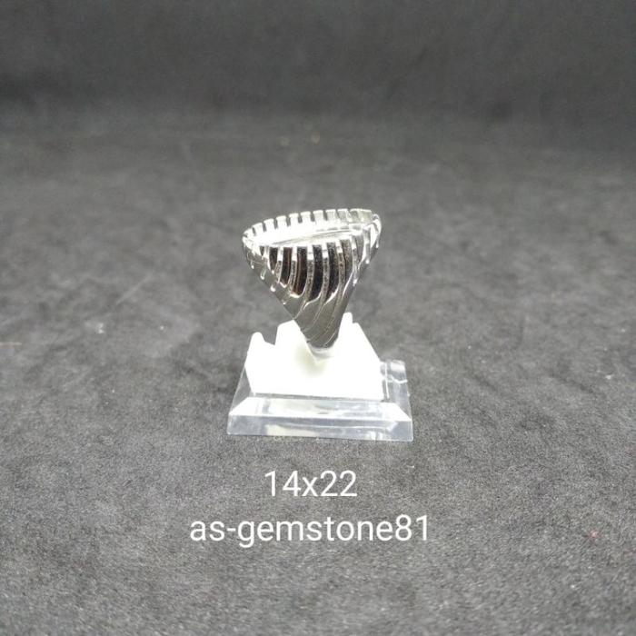 Cincin Emban Ring Zebra Pandan Titanium