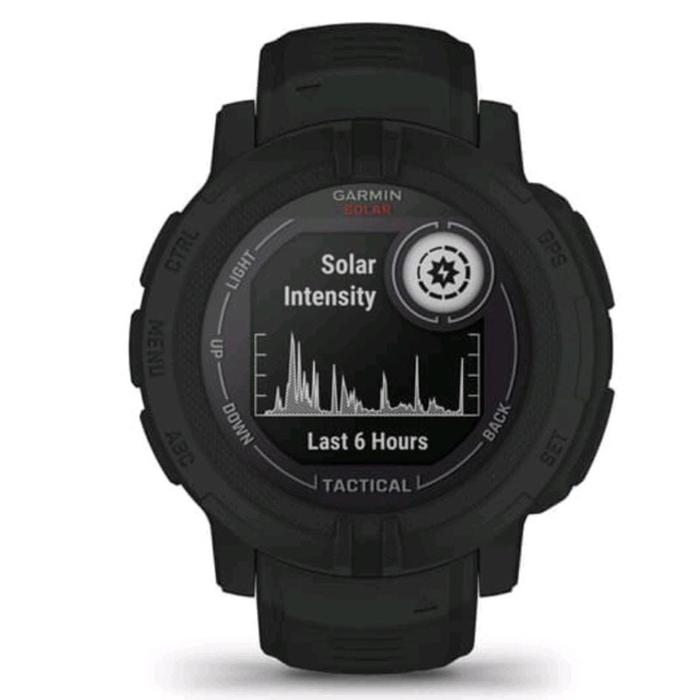 JAM TANGAN GARMIN INSTINCT2 SOLAR TACTICAL BLACK SEA JAM PRIA