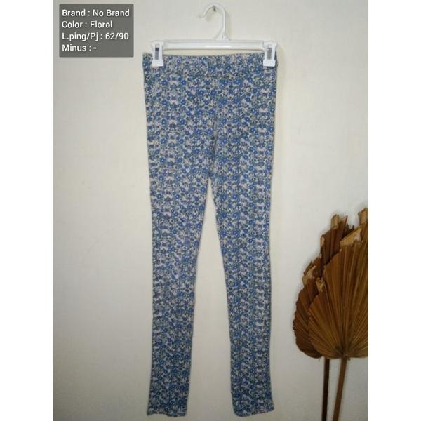 Thrift Preloved Celana Tartan Jeans Katun Premium