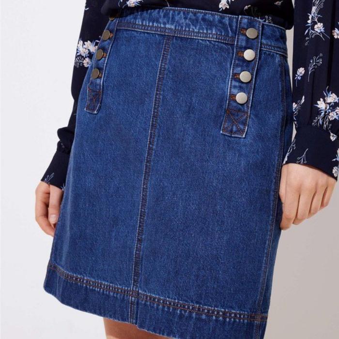 Rok Jeans Loft Sisa Ekspor Branded Murah