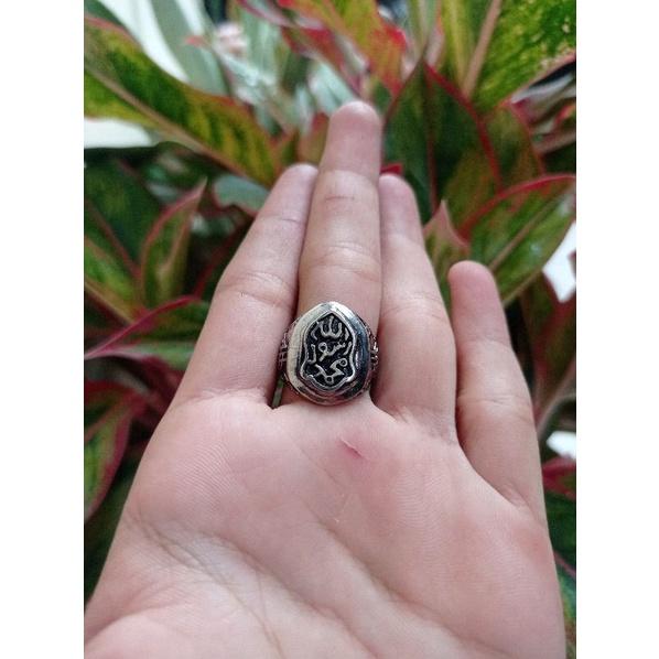 Cincin Ring Terompah Trompah Alpaka Cincin Tauhid Terompah Nabi