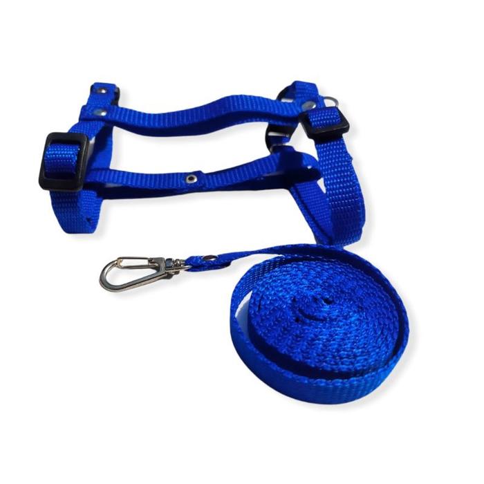 Harnes Leash Tali Tuntun Kucing Anjing Musang