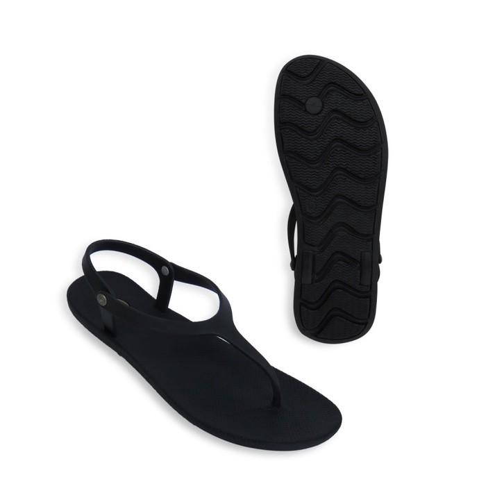 Camou Milea Sandal Jepit Tali Wanita Anti Slip RubberArt-Milea Yoghurt