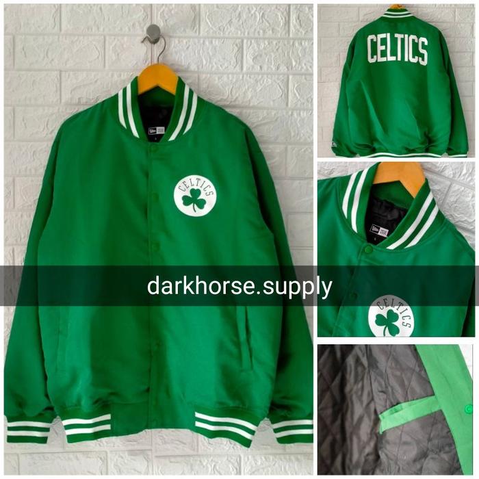 Jaket Baseball New Era CELTIC - Jaket Bomber Pria - Jaket Kasual -