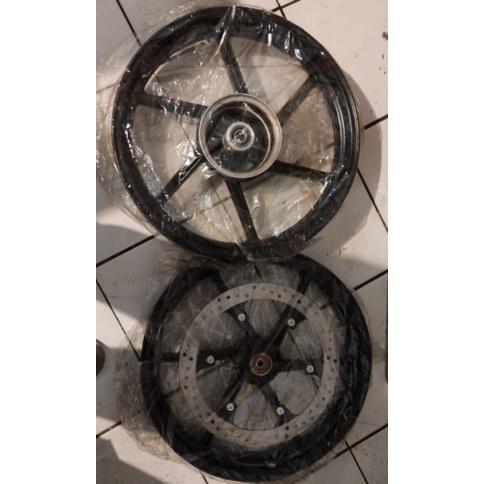 Velg TIGER Mega Pro New Ring 17 R17 Set Depan Belakang Ban Pelg Pelek