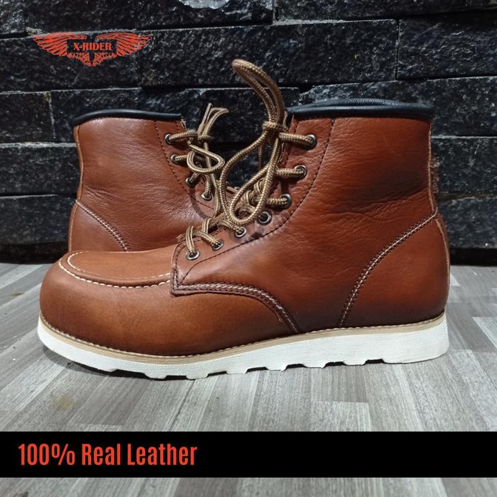 Dijual Sepatu kerja moc toe boots model redwing original non safety