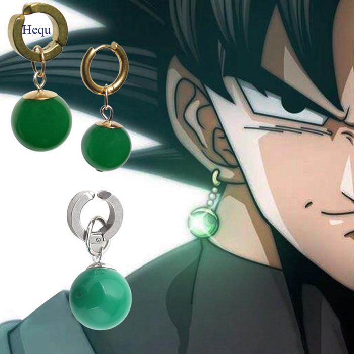 1 Pasang Anting Klip Desain Anime Dragon Ball Zamasu Zoro Potara