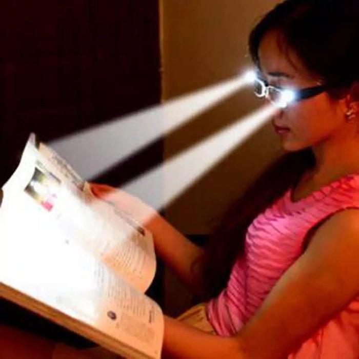 Kacamata Baca dengan Lampu LED Lampu LED