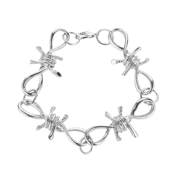Dark Barbed Wire Brambles Razor Blade Pendant Necklace Bracelet