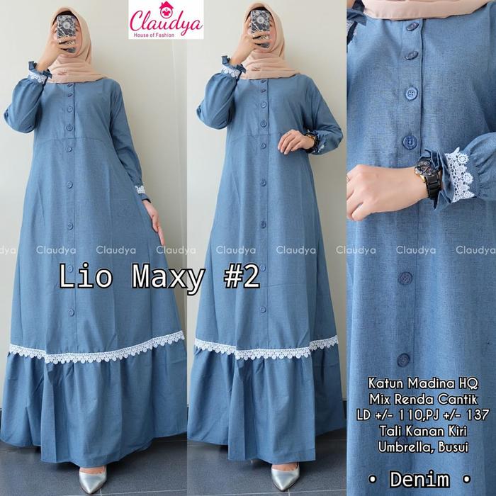 Baju Muslim / Gamis Syari / Dress Muslim / Lio Maxy 2 Gamis Busui