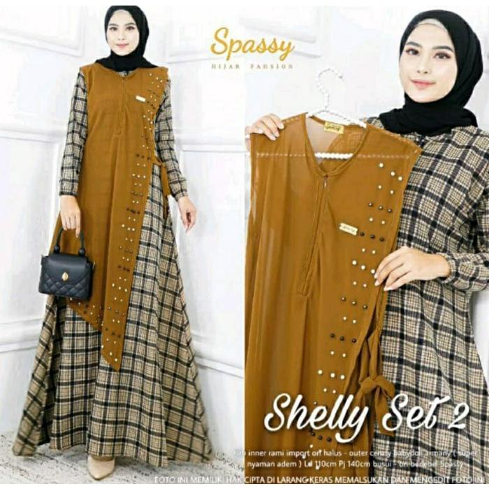 Gamis 2In1#Shelly Set 2