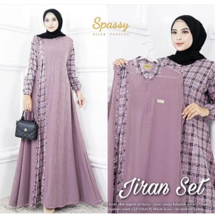 Gamis 2 In 1# Jiran Set 4 | Jiran Set