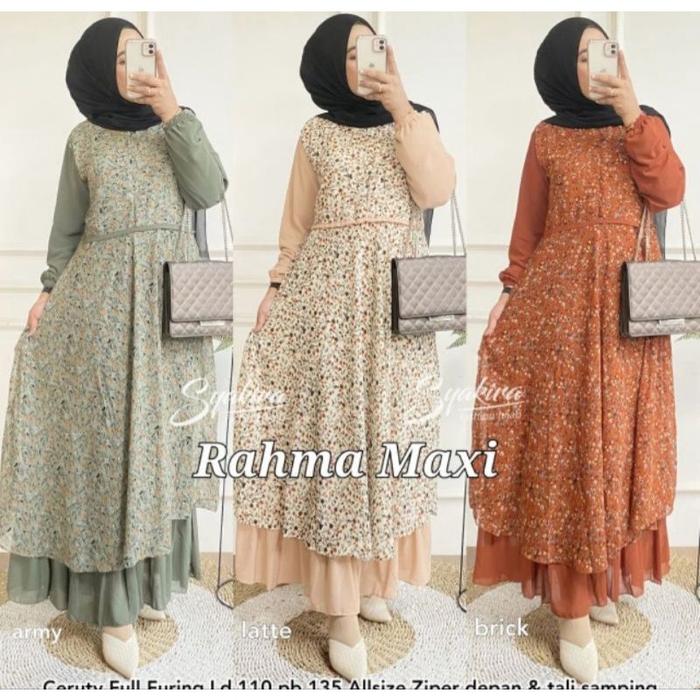 Gamis Ceruty #Rahma Maxy