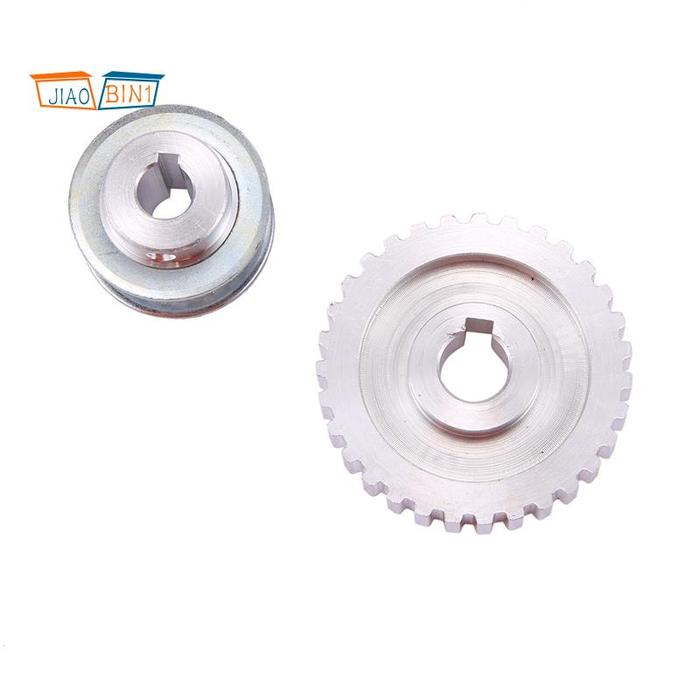 2 Pcs Roda Gigi Sabuk Mesin Bubut Mini Bahan Logam Sinkronisasi S N Cj