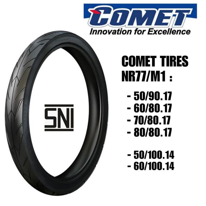 Ban Luar Motor Ring 17 Comet M1 ukuran 80/80-17 70/80-17 60/80-17 50/90-17