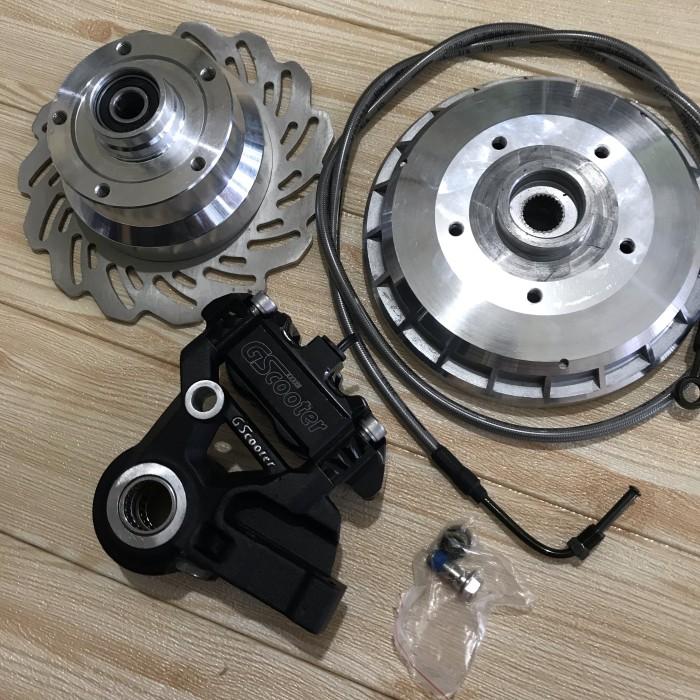 Adaptor converter set upgrade velg ring 12 r12 vespa fork 2