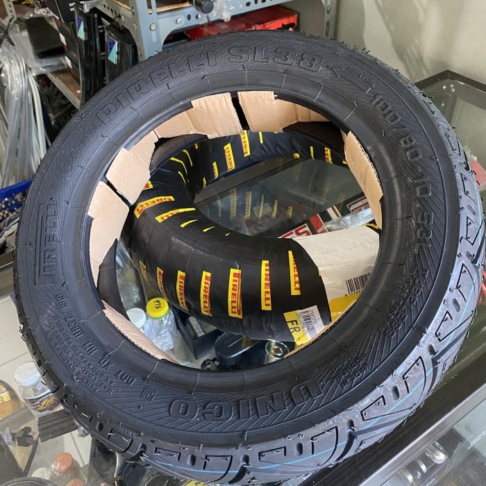 Ban luar tubeless vespa ring 10 pirelli sl38 100/80-10