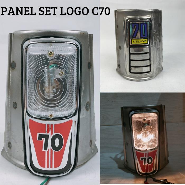 Panel Dasi Dada Honda C70 Set Lampu Senja Panel Dasi C70 Import