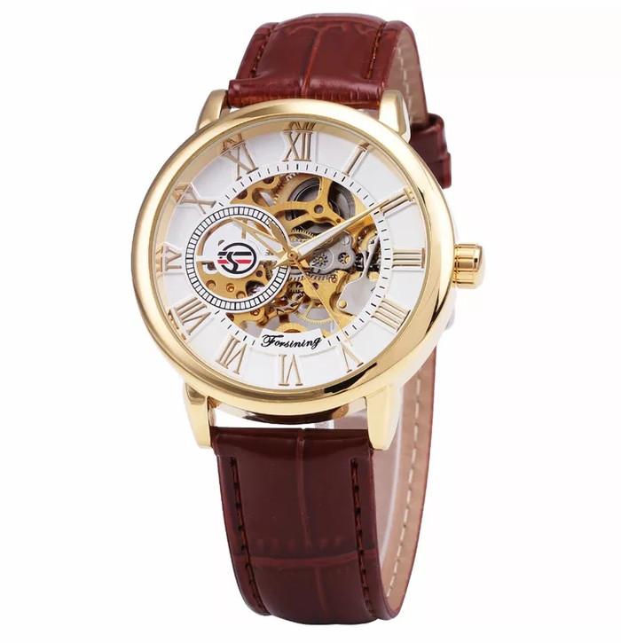PROMO jam tangan mekanik tanpa baterai FORSINING GMT838