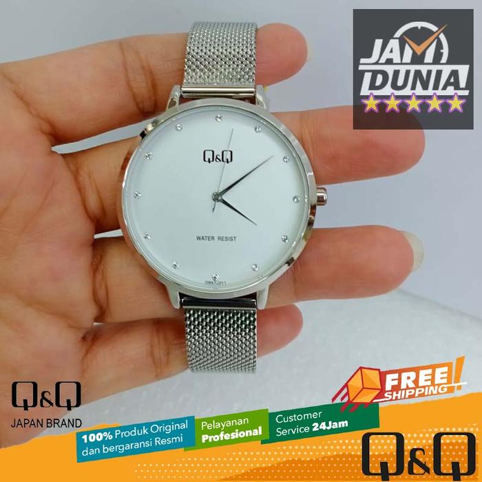 JAM TANGAN Q Q WANITA ORIGINAL Q&Q QB57 J211Y JAM QnQ QB57J2111Y NG ST