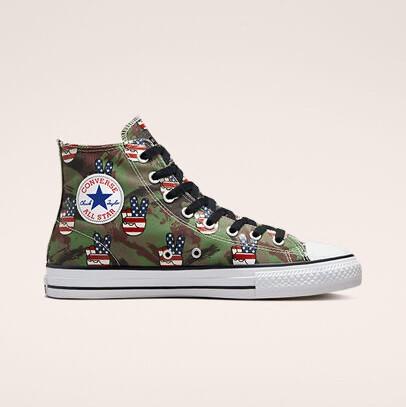 Converse Ct As Pro Hi Camo Peace Cypress Piquain Green A02413C