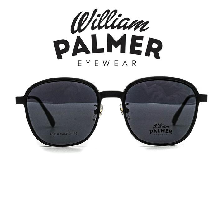 William Palmer Kacamata Pria Wanita Clip On 5010 C1 Black