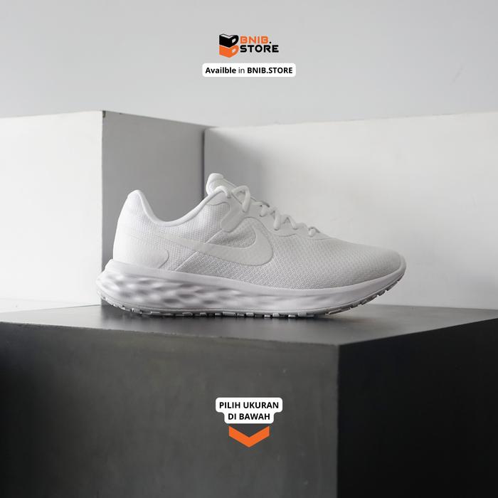 Sepatu Running NIKE Revolution 6 NN White [DC3728 102] Original