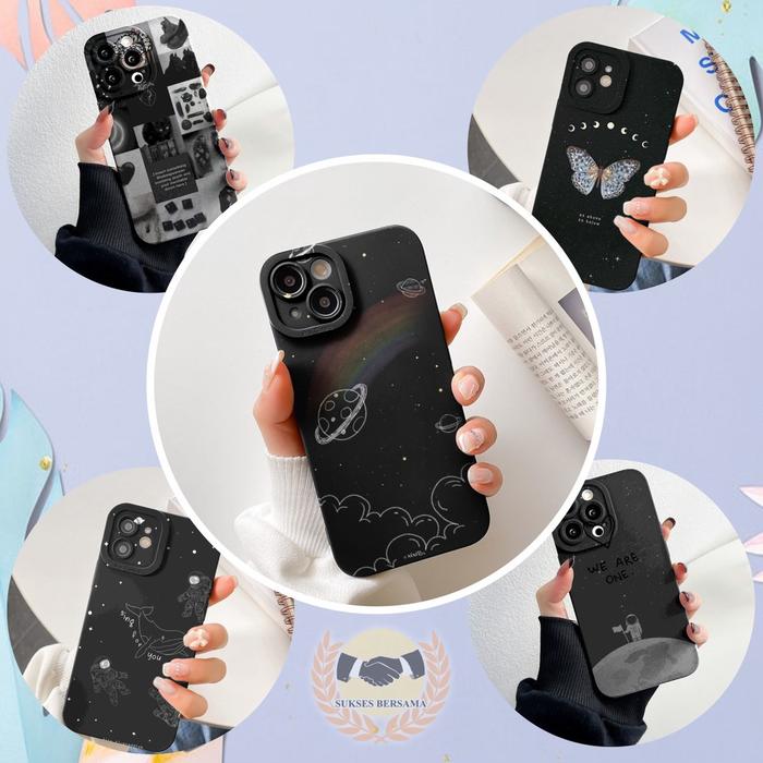 SOFTCASE PROCAMERA CUSTOM BLACK AESTHETIC FOR ALL TYPE BSB5358