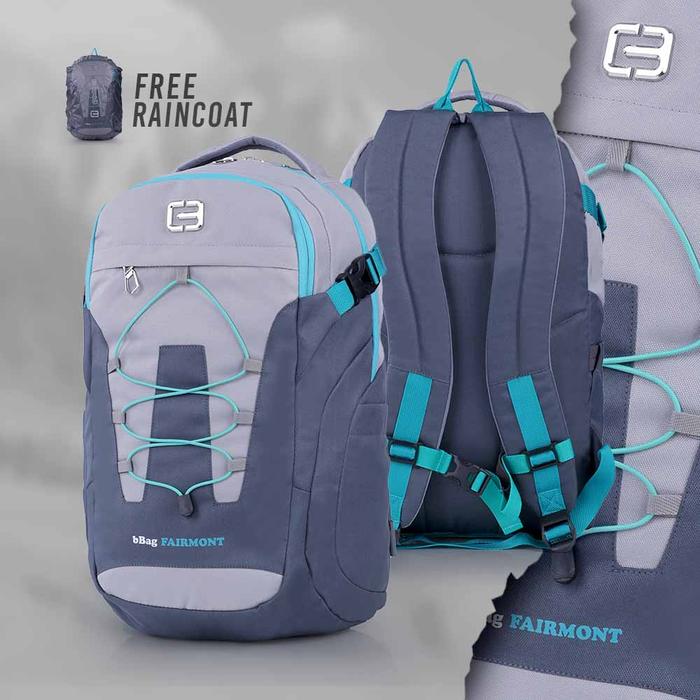 Tas Ransel Pria Backpack Punggung Daypack Kuliah Abu KLS 107