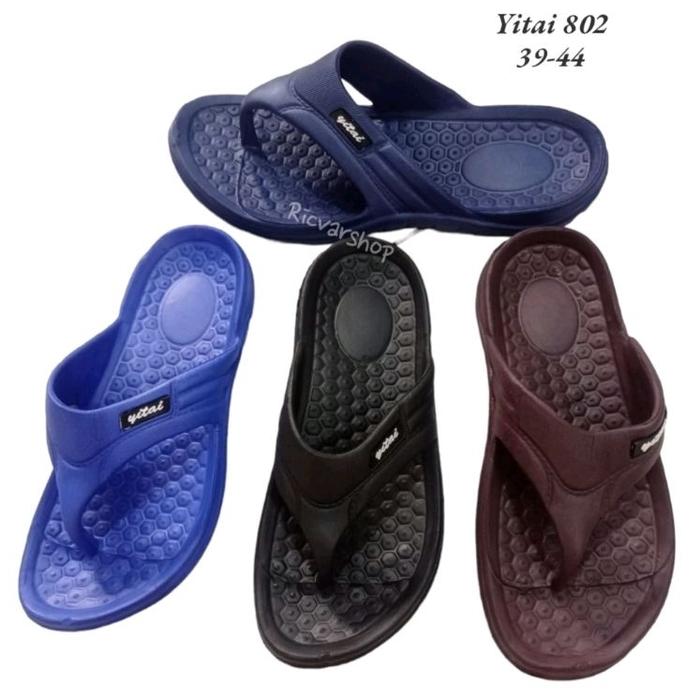 Sandal Jepit Karet Casual Pria dan Wanita Yitai 802 uk 39-44