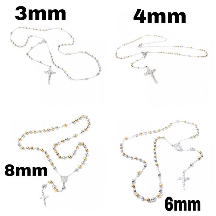 Rosario Titanium - Kalung Rosario Titanium Kualitas - Rosario Warna