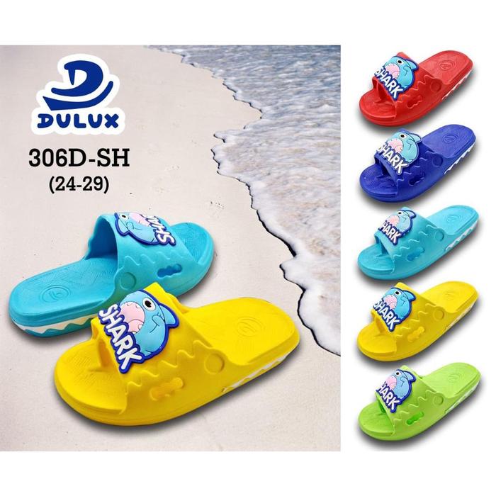 \BEST/ DX-306D-SH Sandal Jepit Kokop Anak Laki Laki Karakter Ikan Baby